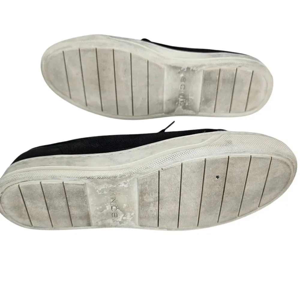 Vince Mens Austin Suede Leather Low Top Lace Up Casual Minimalist Sneakers 10.5